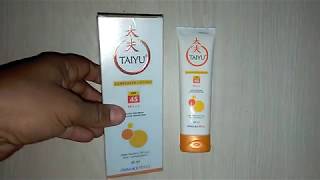 TAIYU Sunscreen Lotion के फ़ायदे TAIYU Sunscreen Lotion Benefits amp review [upl. by Worrell]