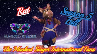 The Masked Singer UK  Rat  Season 5 Full [upl. by Lerual429]