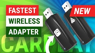 Fastest Wireless Apple CarPlay amp Android Auto Adapters 2023 MSXTTLY Dongle Review [upl. by Airal771]