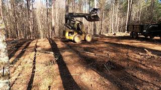 Loading Brush with Skid Steer Grapple Bucket [upl. by Ueih799]