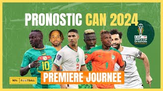 CAN 2024 PRONOSTIC DE LA PREMIERE JOURNEE  12 MATCHS [upl. by Yesnel117]