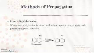 Method of preparation and chemical reactions of 1naphthol [upl. by Otrevire]