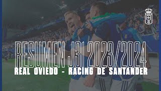 Resumen Real Oviedo  Racing de Santander J31 [upl. by Paza]