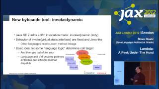 JAX London 2012 Lambda A Peek Under The Hood [upl. by Eitteb]