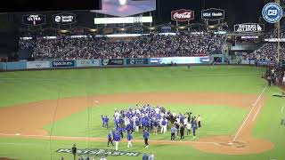 2024 NLDS Live from Dodger Stadium when Dodgers get final out to eliminate Padres [upl. by Mandelbaum]