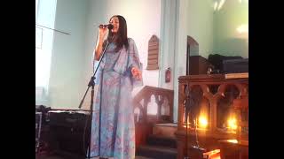 Angeline Morrison quotThe Brown Girlquot live at Laugharne Festival 2023 [upl. by Eneleoj259]