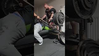 250kg half board fail gymfails power equipped benchpress [upl. by Alanah54]