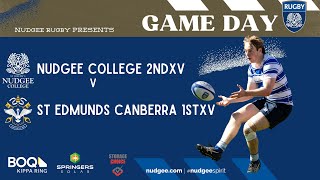 2024 Nudgee College 2nd XV v St Edmunds Canberra 1st XV [upl. by Massimiliano]