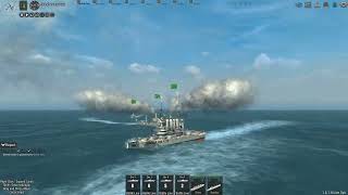 Ultimate Admiral Dreadnoughts USA C3E4 A fleet destroyed [upl. by Cherian]