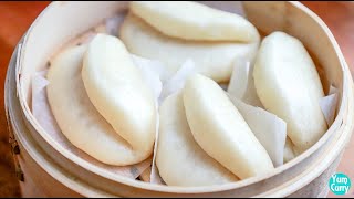 Steamed Bao Buns Recipe  How To Make Bao Buns  with veg and non veg stuffings [upl. by Hudnut]