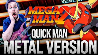 Mega Man II Quick Man goes harder 🎵 METAL VERSION [upl. by Pieter]