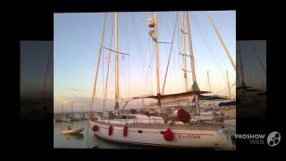 Franchini jolla  atlantide 47 sailing boat motorsailer year  1981 [upl. by Rolfe450]