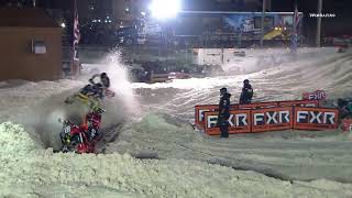 Snocross Round 4 Pro Highlights  Deadwood SD Race 1 of 3 [upl. by Leede]