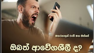 ඔබත් ආවේගශීලී ද  Ven Rajagiriye Ariyagnana Thero [upl. by Aikaz300]