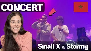 American Mom Goes to Moroccan Rapper Small X Concert  Rabat 🇺🇸🇲🇦 [upl. by Ahsercul]