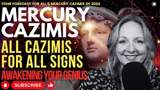 The 6 Mercury Cazimis of 2024 All 12 Signs Forecast of Rising Awareness 🌌 Awaken your Genius [upl. by Agnes208]