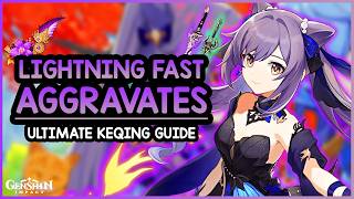 CRAZY AGGRAVATES • Best Keqing Builds  Artifacts Weapons Teams Showcase  Genshin Impact [upl. by Valda925]