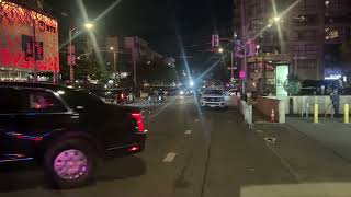 POTUS Motorcade at Moscone Center SF [upl. by Sebastiano]