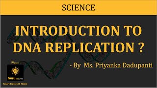 DNA Replication Lecture BSc MSc Zoology by DrPriyanka Dadupanthi Biyani Girls colleges [upl. by Siobhan]