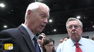 WATCH Sen Ron Johnson challenges WI election officials on tabulation machines [upl. by Strage312]