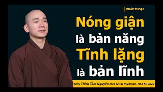 Nóng giận là bản năng  Tĩnh lặng là bản lĩnh  Thầy Thích Tâm Nguyên mới nhất 2020 [upl. by Aamsa306]