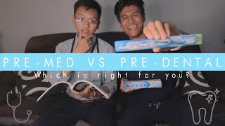 Premed vs Predental Which One is Right for You  For the Future MedDental Students [upl. by Dulcle311]