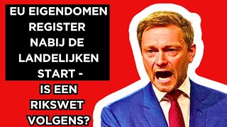 🔴EUactivaregister bijna van start  Is een vermogensbelasting de volgende stap [upl. by Risay955]