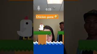 Chicken game gone wrong 🤣 Introducing Tiktok challenge to friends shorts [upl. by Dimmick]