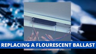 How To Replace the Ballast of your Fluorescent Light Fixture [upl. by Nwahsar775]