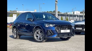 Brand New Audi Q3 15 TFSI CoD 35 Black Edition S Tronic  Blackburn Audi [upl. by Light]