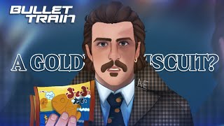 quotA goldfish biscuitquot  Bullet trainTangerine art Aaron Taylor Johnson [upl. by Nadirehs972]