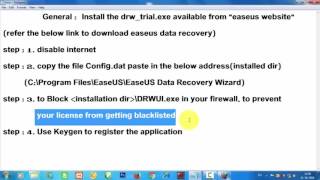 Installation of Ease US Data Recovery with Activation Code  Ease US Data Recovery with Crack [upl. by Aem]