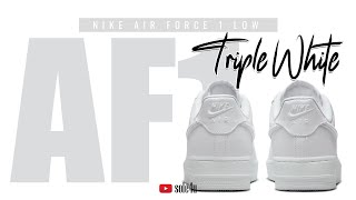 Nike Air Force 1 Low “TRIPLE WHITE”  2025 Details  Release Info [upl. by Stuckey]