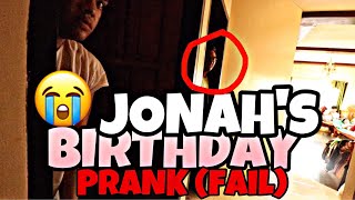 JONAHS BIRTHDAY PRANK FAIL [upl. by Greyson]