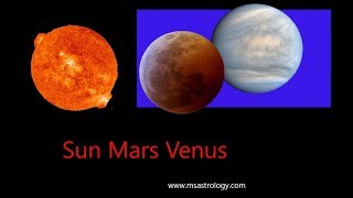 Sun Mars Venus Conjunction MS Astrology  Vedic Astrology in Telugu Series [upl. by Virgin603]