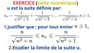 ETUDE DUNE SUITE NUMERIQUE CONVERGENCE [upl. by Alston603]