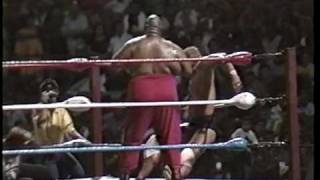 WWC Abdullah The Butcher vs Lance Von Erich [upl. by Syman]