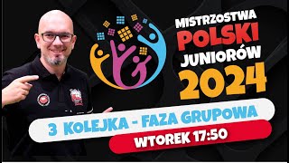 Mistrzostwa Polski Juniorów w Speedcubingu 2024  FAZA GRUPOWA  3 kolejka [upl. by Ehman]