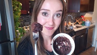 Microwave Protein Brownie  LowCarb  GlutenFree [upl. by Aisorbma]