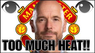 🚨ERIK TEN HAG HIT AT POTENTIAL MANCHESTER UNITED SACK🔴🔴🔴 [upl. by Nolyat]