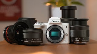 BEST Lenses for Canon M50 II Ultimate Buyers Guide For Video and Photography [upl. by Rasla]