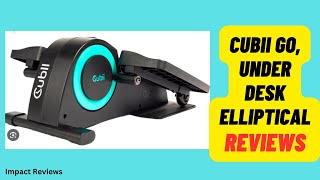 Stay Active While You Work Cubii GO Under Desk Elliptical Review [upl. by Eirrotal831]