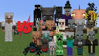 Guard Villager vs All Mods in Minecraft Mods Battles [upl. by Desai368]