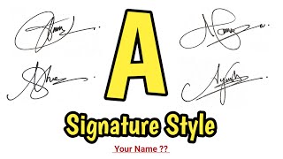 ✔️ How to make a signature  A Signature Style  Signature [upl. by Alyt]