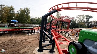 Verrücktwärts  ONRIDE  POV  RastiLand  VISA Coasters  Family Boomerang  Shift Gear Coaster [upl. by Cesaria]