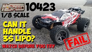 HoSpeed HS10423  3S Lipo Test Watch Before You Try [upl. by Lunneta]