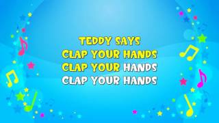 Teddy Says  Sing A Long  Action Song  Nursery Rhyme  KiddieOK [upl. by Airtal]