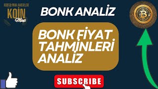 BONK Fiyat Tahminleri  BONK COİN ANALİZ HABER  Kripto Para Haberleri [upl. by Shotton]