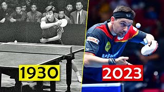 Table Tennis Evolution 19302023 [upl. by Anig]