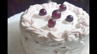 Grapes cake  Easy amp Delicious Homemade Fruit Cake Recipe  Cake With Grapes [upl. by Loresz546]